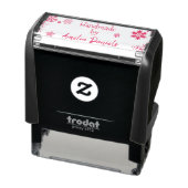Gepersonaliseerd Handgemaakt door Christmas Snowfl Zelfinktende Stempel (Product)