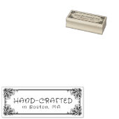 Gepersonaliseerd  handgemaakt  Lijst Rubberstempel (Gestempeld)