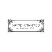 Gepersonaliseerd  handgemaakt  Lijst Rubberstempel (Afrduk)