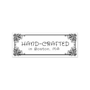 Gepersonaliseerd  handgemaakt  Lijst Rubberstempel