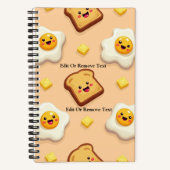 Gepersonaliseerd handschrift praktijk spiraal Noti Notitieboek (Voorkant)