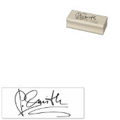 Gepersonaliseerd handtekening rubberstempel (Gestempeld)