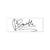 Gepersonaliseerd handtekening rubberstempel (Afrduk)