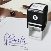 Gepersonaliseerd handtekening zelfinktende stempel