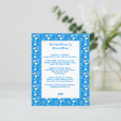 Gepersonaliseerd Hanukkah Pattern (Staand voorkant)