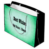 Gepersonaliseerd Happy 105th Birthday-ontwerp Groot Cadeauzakje (Achterkant Gekanteld)