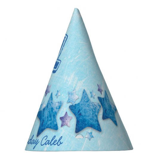 Gepersonaliseerd Happy Birthday (voeg naam toe) he Feesthoedjes (Rechts)