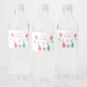 Gepersonaliseerd Happy Birthday Waterfles Etiket (Flessen)