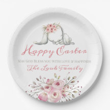 Gepersonaliseerd Happy Easter Party-diner