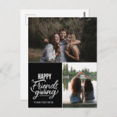 Gepersonaliseerd Happy Friendsgiving-Briefkaart Briefkaart (Voorkant / Achterkant)