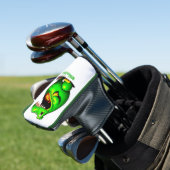 Gepersonaliseerd Happy Gator Golf Putter Hoesje Golfheadcover (Insitu)