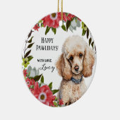 Gepersonaliseerd Happy Pawholidays Ornament (Rechts)