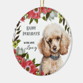 Gepersonaliseerd Happy Pawholidays Ornament (Links)