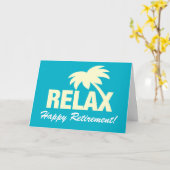 Gepersonaliseerd Happy Retirement wenskaart Kaart (Gele Bloem)