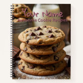 Gepersonaliseerd hardcover recept Notitieboek (Voorkant)