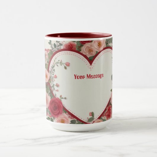 Gepersonaliseerd hart en Roos Mok (Midden)