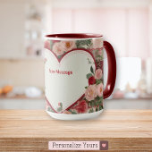 Gepersonaliseerd hart en Roos Mok