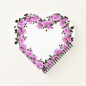 Gepersonaliseerd hartvormig notitieboek (Achterkant)