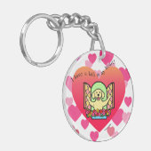 Gepersonaliseerd heb ik een Laboratorium in mijn H Sleutelhanger (Voorkant Links)