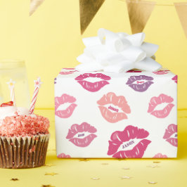 Gepersonaliseerd Heb Je Naam Op Mijn Lippen Cadeaupapier