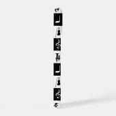 Gepersonaliseerd hedendaags muziekontwerp iPhone 15 case (Rechterkant)