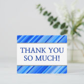 Gepersonaliseerd "HEEL ERG BEDANKT!" Briefkaart (Staand voorkant)