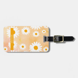 Gepersonaliseerd heerlijk Daisies Bagagelabel