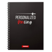 Gepersonaliseerd hekwerk Notitieboek (Voorkant)