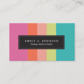 Gepersonaliseerd | Helderstrips Visitekaartje (Voorkant)