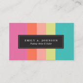 Gepersonaliseerd | Helderstrips Visitekaartje (Voorkant)