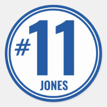 Gepersonaliseerd Helmet Sticker Alternate versie