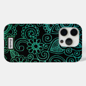 Gepersonaliseerd Henna Yoga Patroon Case-Mate iPhone Case (Achterkant (horizontaal))