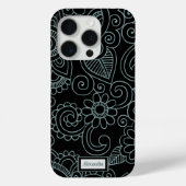 Gepersonaliseerd Henna Yoga Patroon Case-Mate iPhone Case (Achterkant)