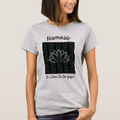 Gepersonaliseerd Henna Yoga Patroon T-shirt (Voorkant)