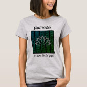 Gepersonaliseerd Henna Yoga Patroon T-shirt (Voorkant)