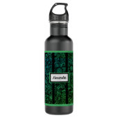 Gepersonaliseerd Henna Yoga Patroon Waterfles (Voorkant)