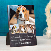 Gepersonaliseerd herdenkingsgedicht van het Pet 4  Fotoplaat