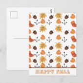 Gepersonaliseerd Herfst Briefkaart (Voorkant / Achterkant)