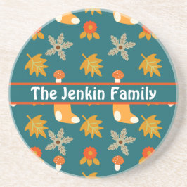 Gepersonaliseerd herfst Onderzetter