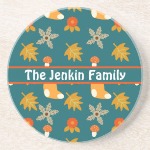 Gepersonaliseerd herfst Onderzetter