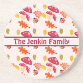 Gepersonaliseerd herfst Onderzetter (Voorkant)