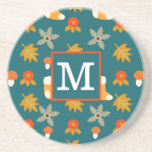 Gepersonaliseerd Herfst Onderzetter (Voorkant)