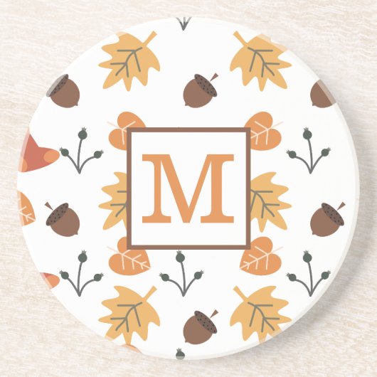 Gepersonaliseerd Herfst Onderzetter (Voorkant)