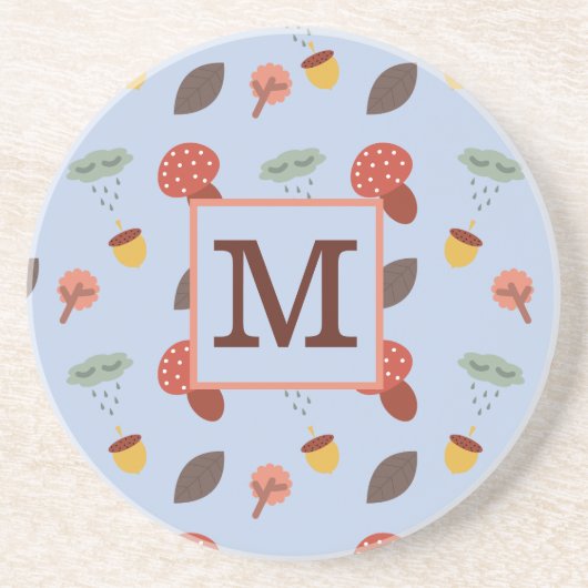 Gepersonaliseerd Herfst Onderzetter (Voorkant)