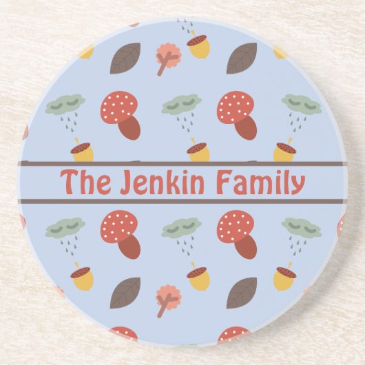 Gepersonaliseerd herfst Onderzetter (Voorkant)