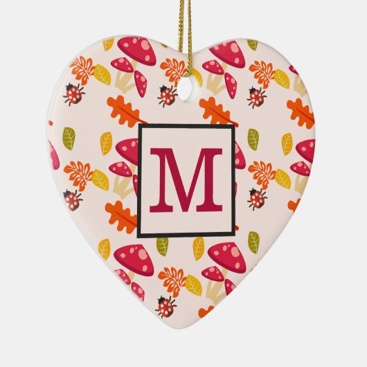 Gepersonaliseerd Herfst Ornament (Rechts)