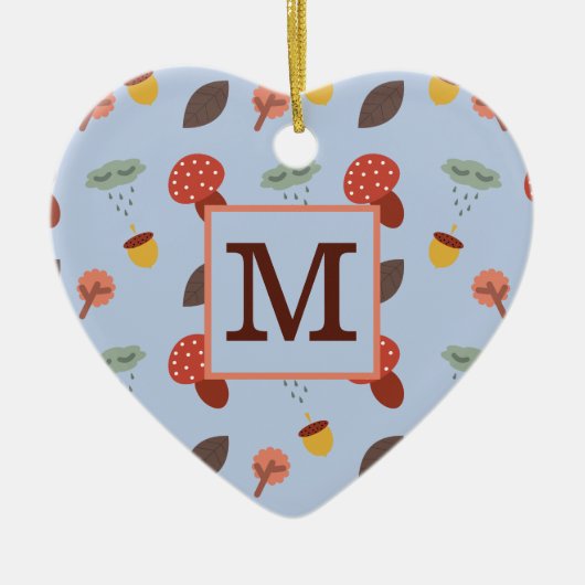 Gepersonaliseerd Herfst Ornament (Voorkant)