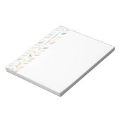 Gepersonaliseerd herringbone Notitieblok - Roos (Linkerzijde)