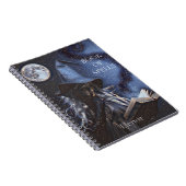 Gepersonaliseerd het boek van de heks over het Not Notitieboek (Rechterzijde)