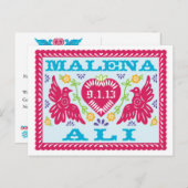 Gepersonaliseerd Het briefkaart Datum opslaan (Voorkant / Achterkant)